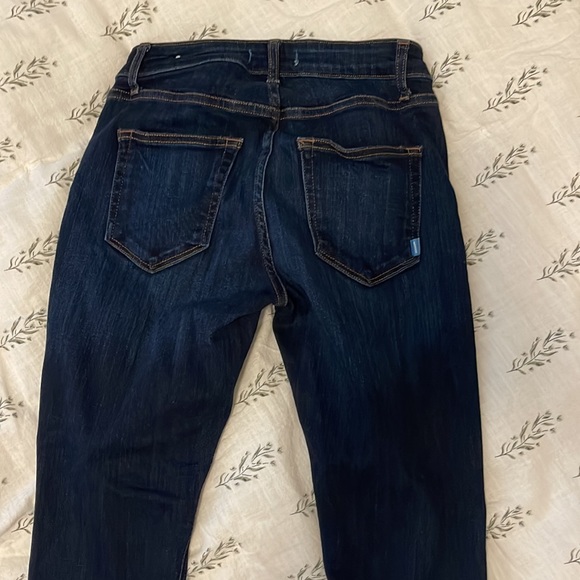 1 Denim • Super Dark Wash Mid-Rise Skinny Jeans (Size 26) - Picture 6 of 6